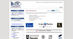 Desktop Screenshot of dulindistribuidores.com