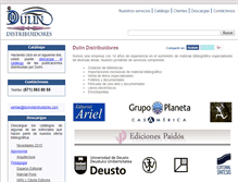 Tablet Screenshot of dulindistribuidores.com